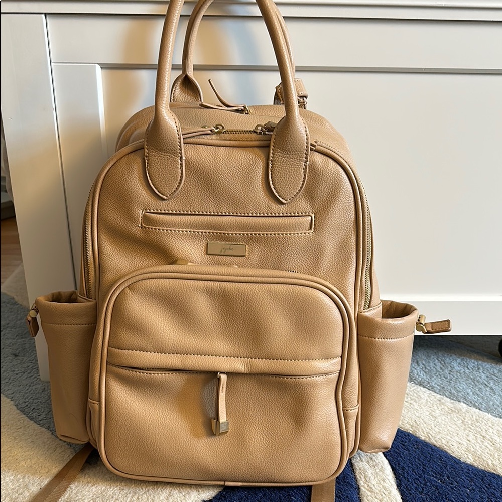 Jujube Million Pockets Backpack in Tan